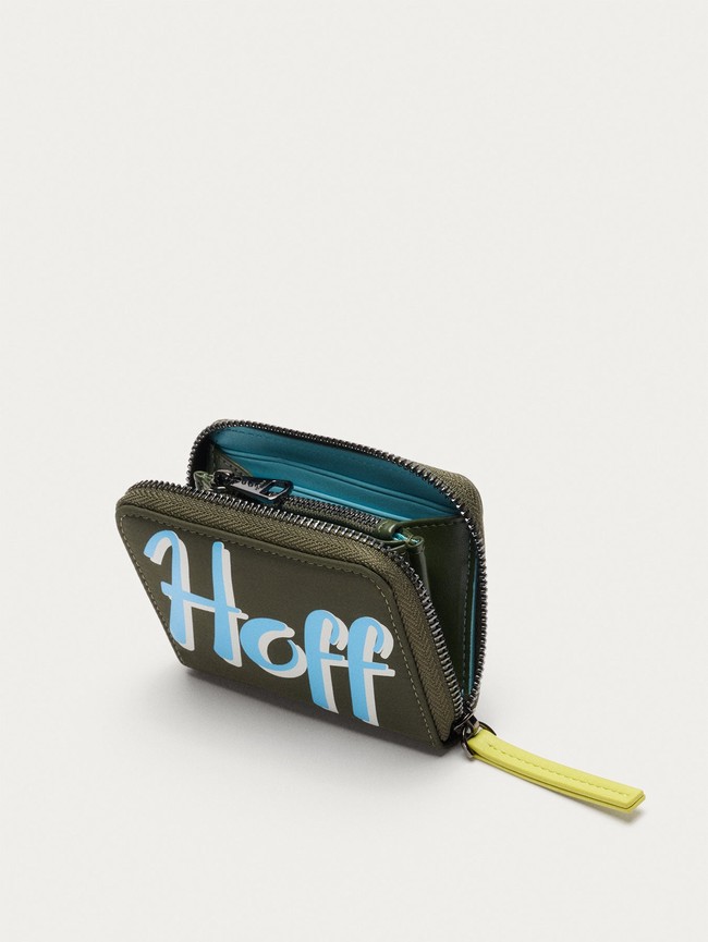 Carteras Hoff Nylon Logo Mujer Negras | JQHP-13978