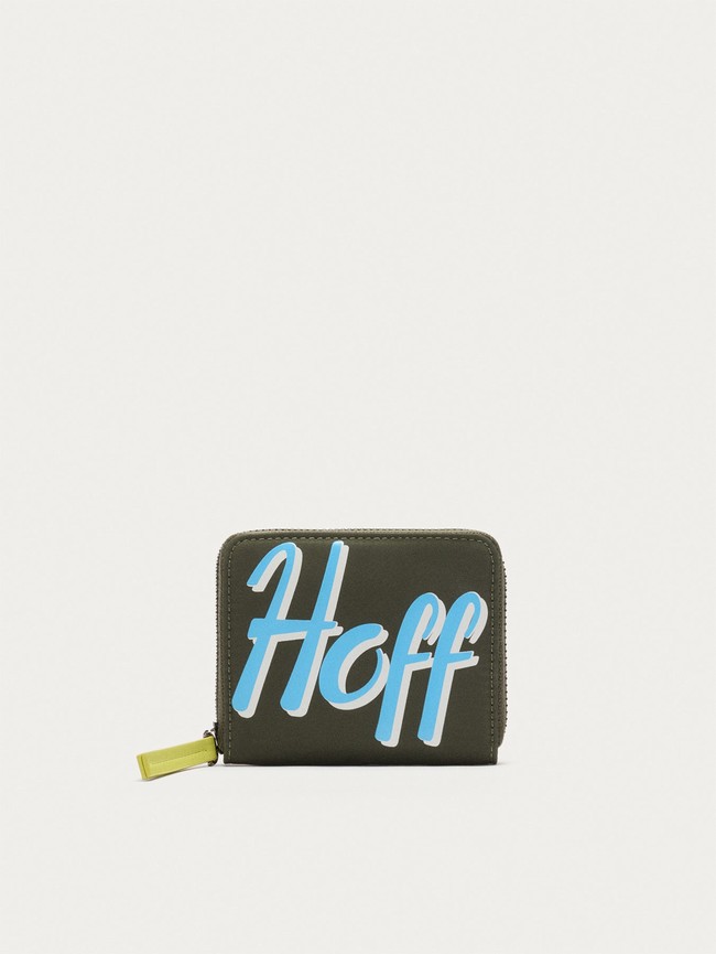 Carteras Hoff Nylon Logo Mujer Negras | JQHP-13978