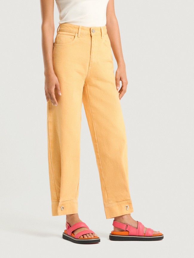 Jeans Hoff Azores Peach Mujer Kaki | KITV-79102
