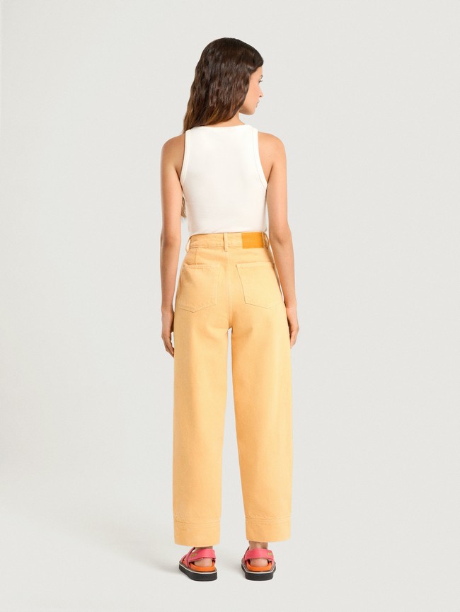 Jeans Hoff Azores Peach Mujer Kaki | KITV-79102