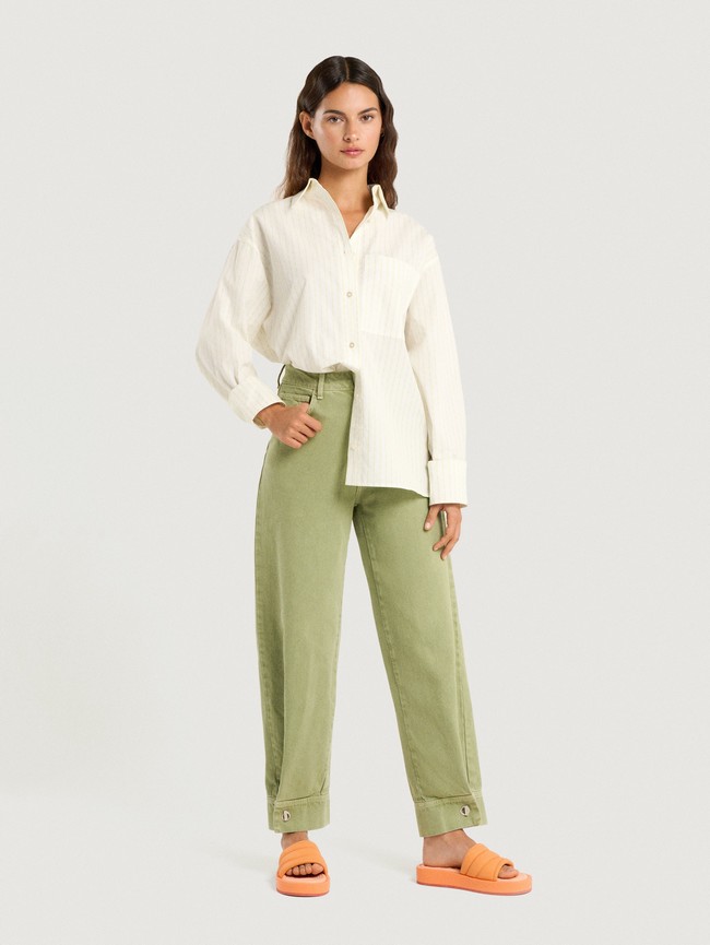 Jeans Hoff Green Azores Mujer Verde | ALJO-95720