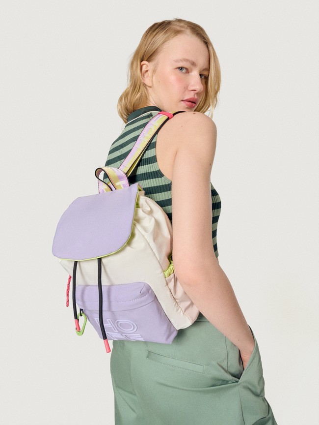 Mochilas Hoff Lila Canal Mujer Moradas Blancas | SCEW-46278