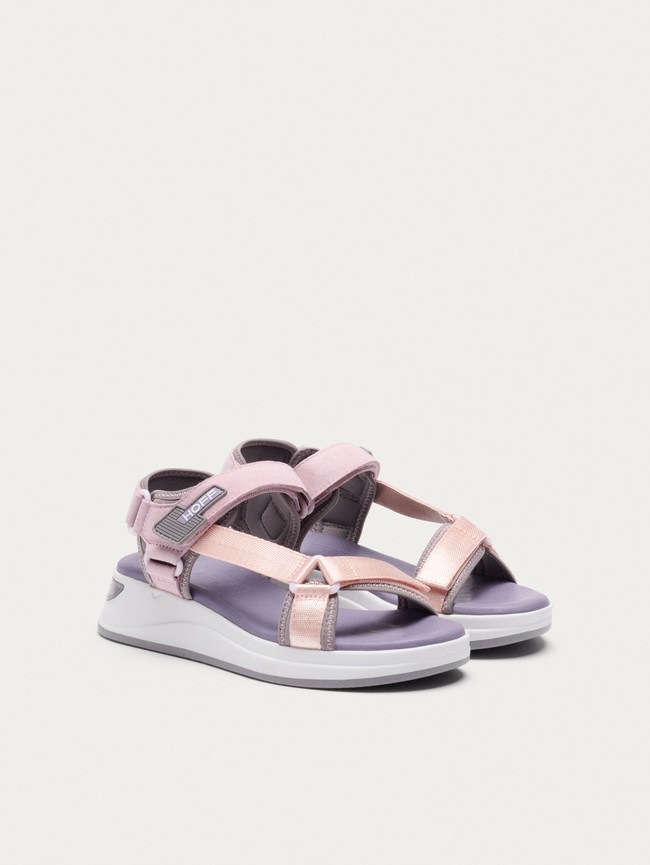 Sandalias Hoff Barbados Mujer Rosas Moradas | REOJ-28756
