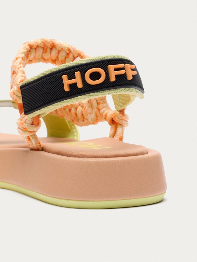 Sandalias Hoff Camel Festival Mujer Naranjas Verde | UCXS-02956