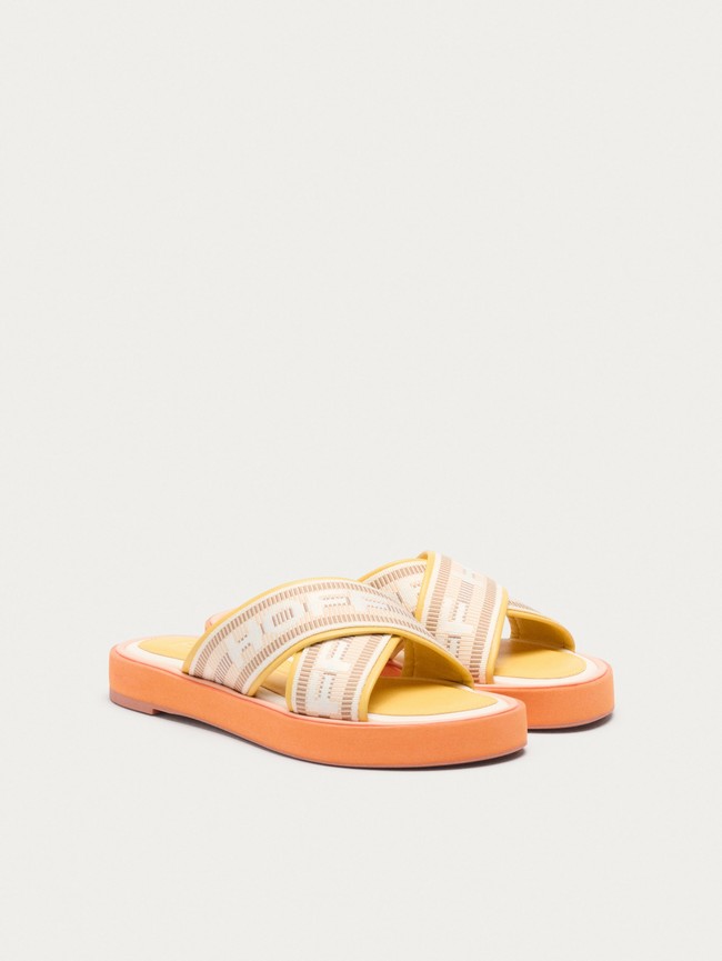 Sandalias Hoff Camel Market Mujer Naranjas | NCFQ-65273