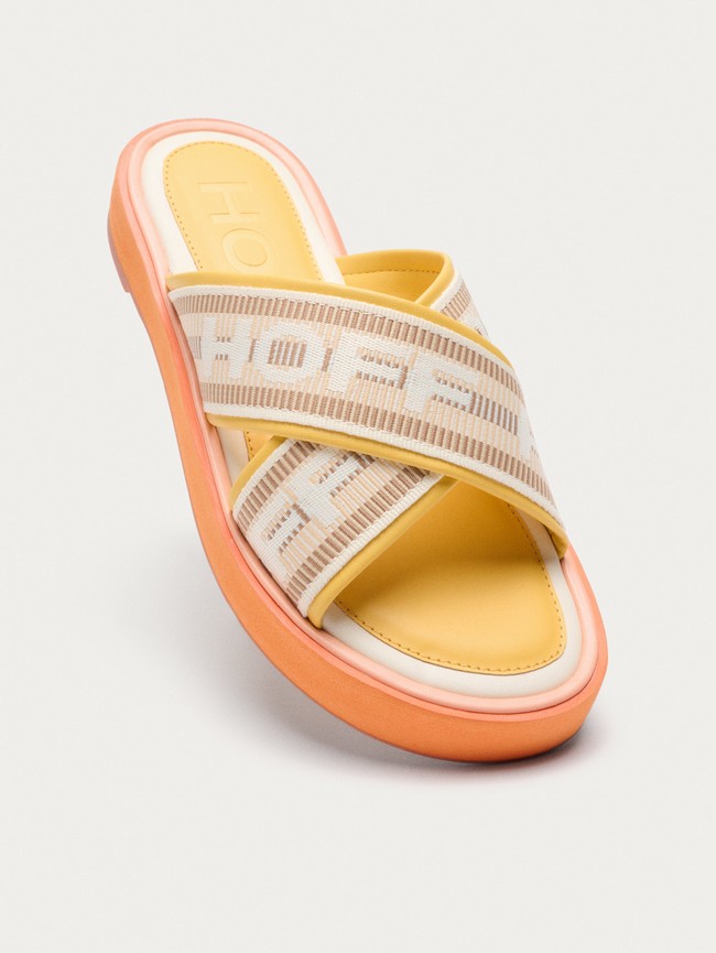 Sandalias Hoff Camel Market Mujer Naranjas | NCFQ-65273
