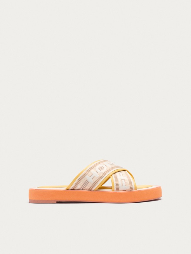 Sandalias Hoff Camel Market Mujer Naranjas | NCFQ-65273