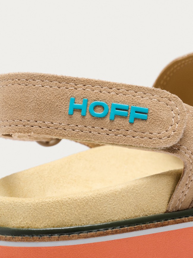 Sandalias Hoff Camel Road Mujer Marrones | WBVF-75361