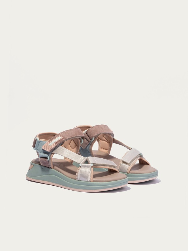 Sandalias Hoff Lanai Mujer Rosas Azules | WJKE-51764