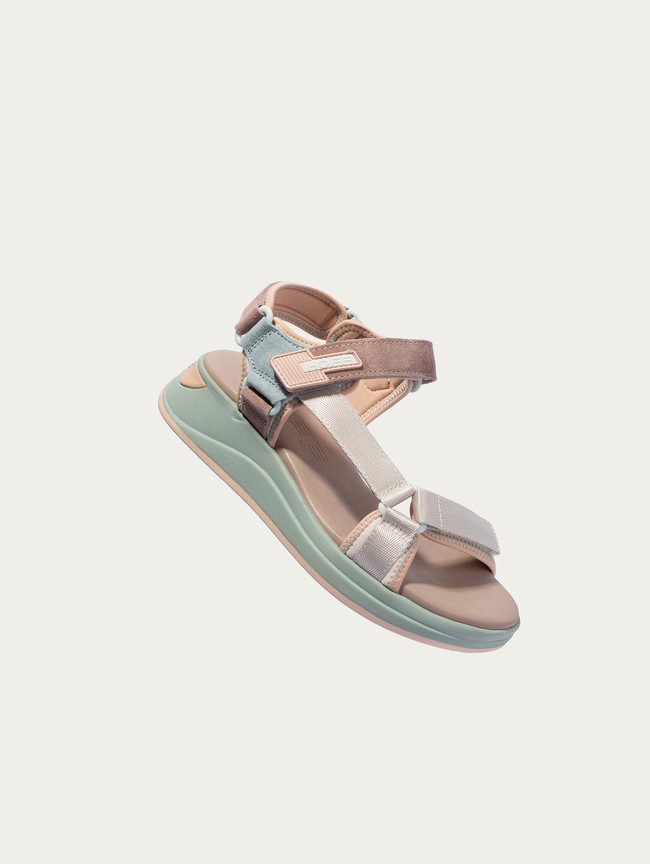 Sandalias Hoff Lanai Mujer Rosas Azules | WJKE-51764