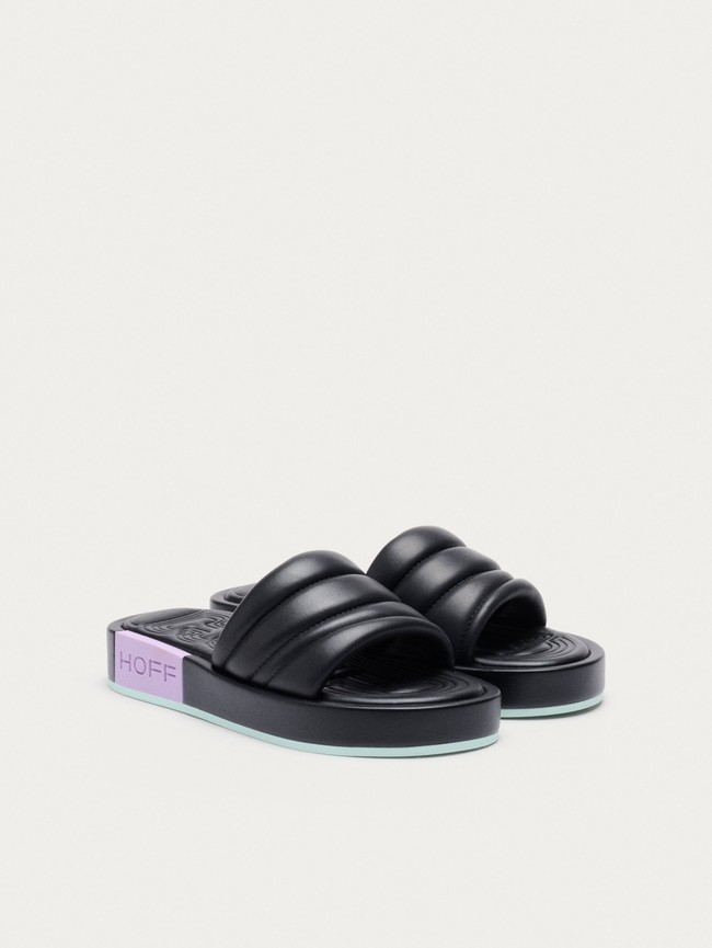 Sandalias Hoff Lane Mujer Negras | NTBX-23570