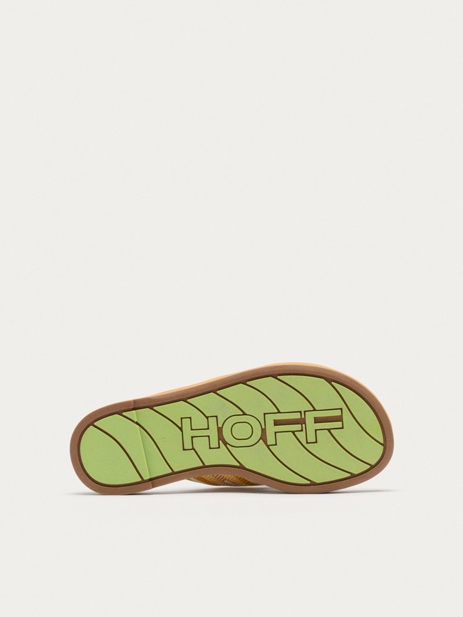 Sandalias Hoff Market Mujer Naranjas Verde | YIDG-72861