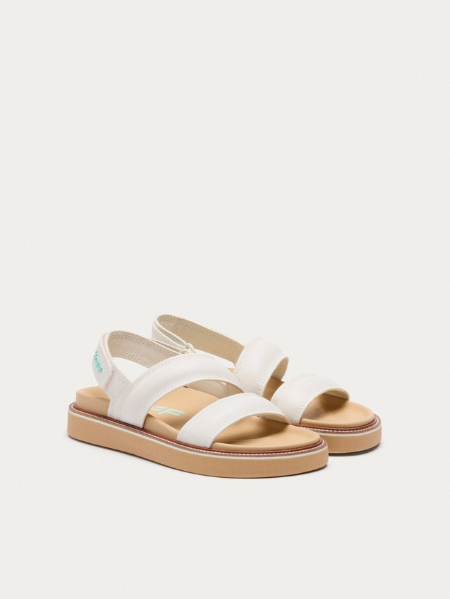 Sandalias Hoff Off White Road Mujer Blancas | VFGD-67143