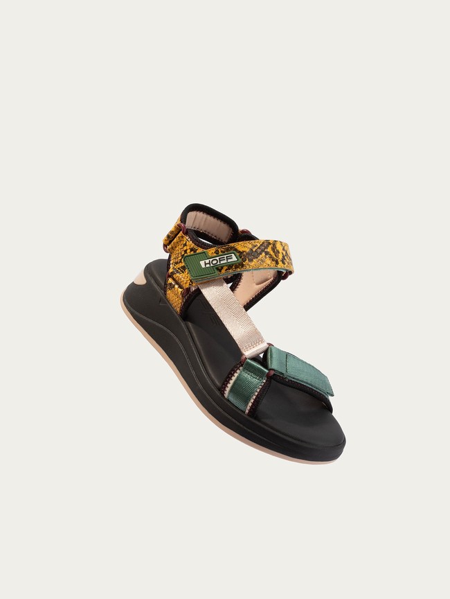 Sandalias Hoff Palawan Mujer Negras | BPGR-96054