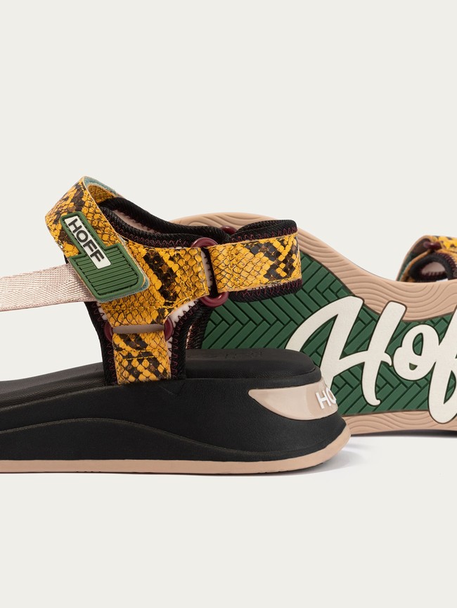 Sandalias Hoff Palawan Mujer Negras | BPGR-96054