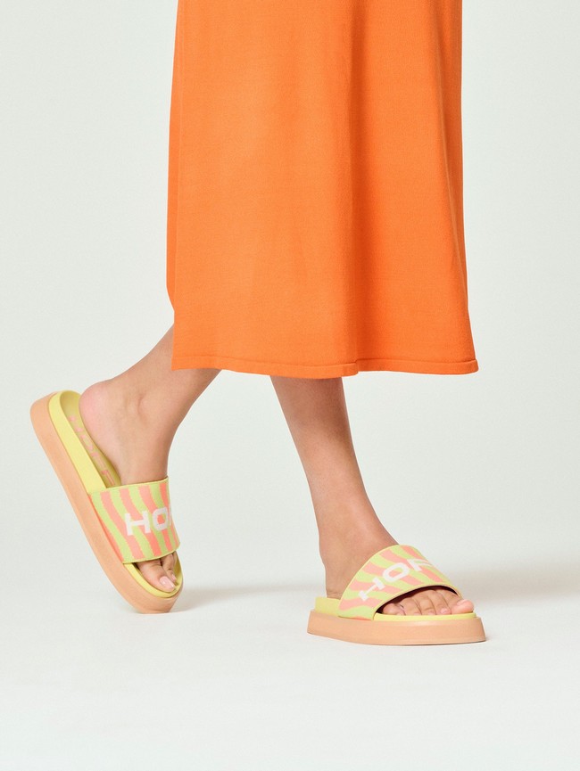 Sandalias Hoff Park Mujer Verde Naranjas | UIFN-17904