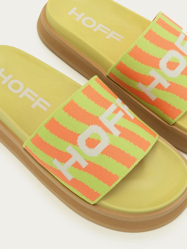 Sandalias Hoff Park Mujer Verde Naranjas | UIFN-17904