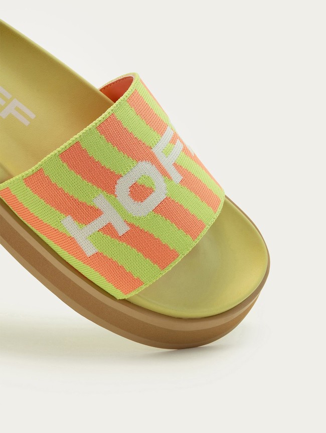 Sandalias Hoff Park Mujer Verde Naranjas | UIFN-17904