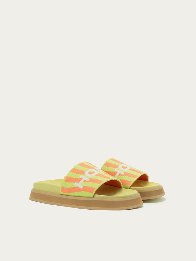 Sandalias Hoff Park Mujer Verde Naranjas | UIFN-17904