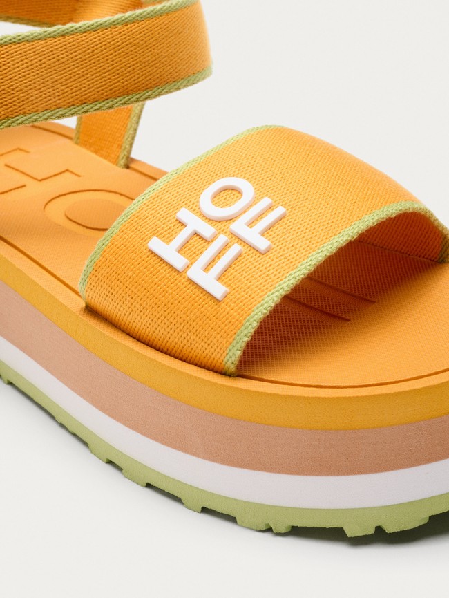 Sandalias Hoff Party Mujer Naranjas | KLNF-94815