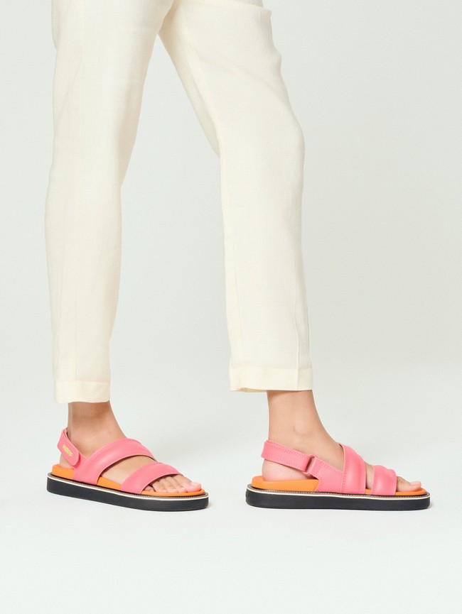 Sandalias Hoff Road Mujer Rojas | HQKN-30879