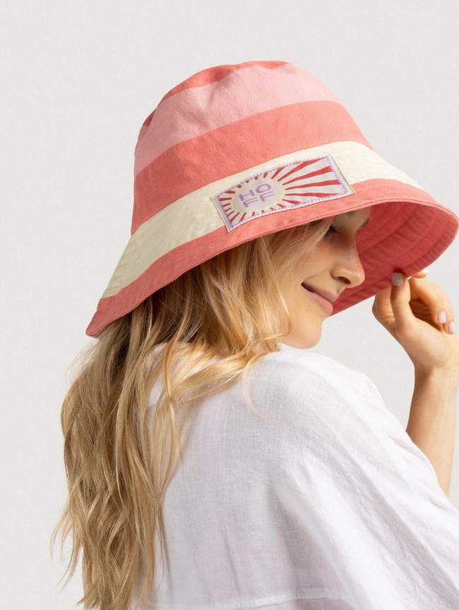 Sombreros Hoff Pier Cotton Bucket Mujer Rosas | FOYU-90387