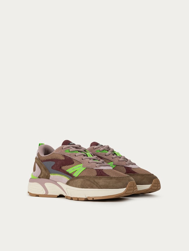 Zapatillas Hoff Arizona Mujer Burdeos Verde | HJXI-43702