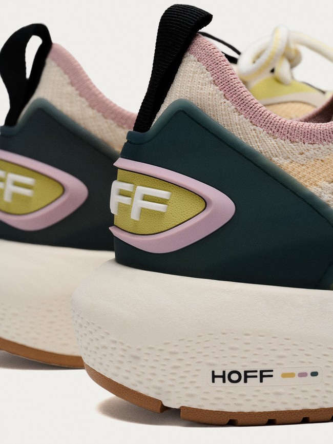 Zapatillas Hoff Beat Mujer Beige Verde | LPQT-70568