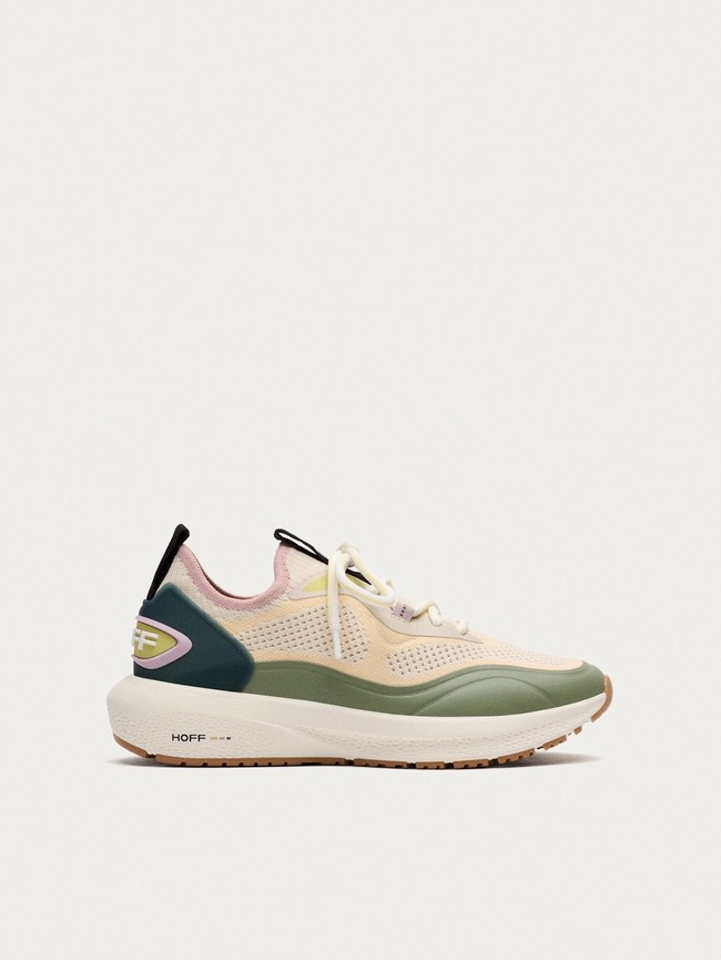 Zapatillas Hoff Beat Mujer Beige Verde | LPQT-70568