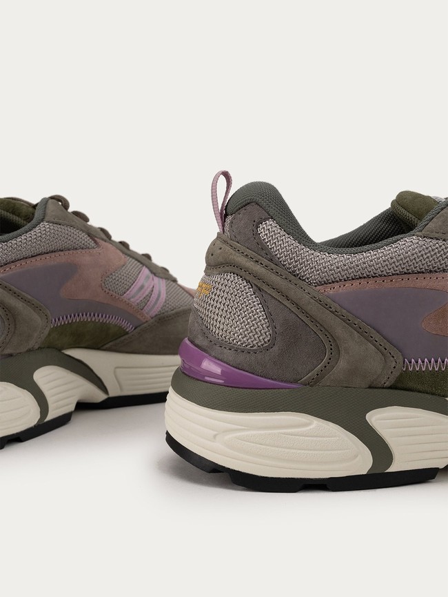 Zapatillas Hoff Dakota Mujer Verde Rosas Gris | XKVO-49682
