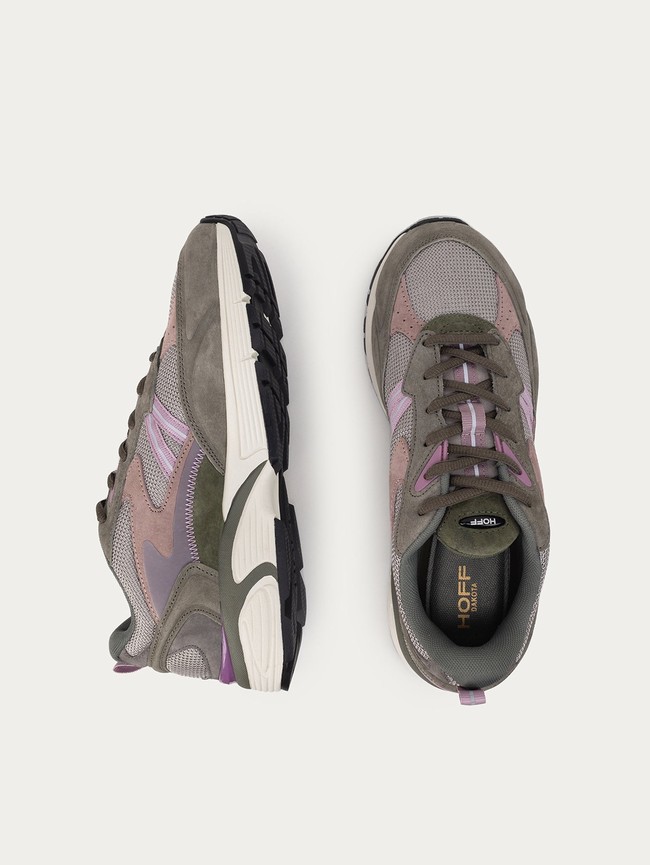 Zapatillas Hoff Dakota Mujer Verde Rosas Gris | XKVO-49682