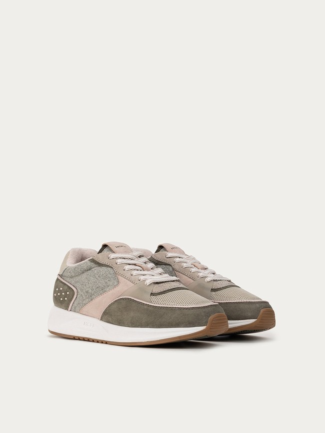 Zapatillas Hoff Dalston Mujer Verde Gris | MKNH-15804