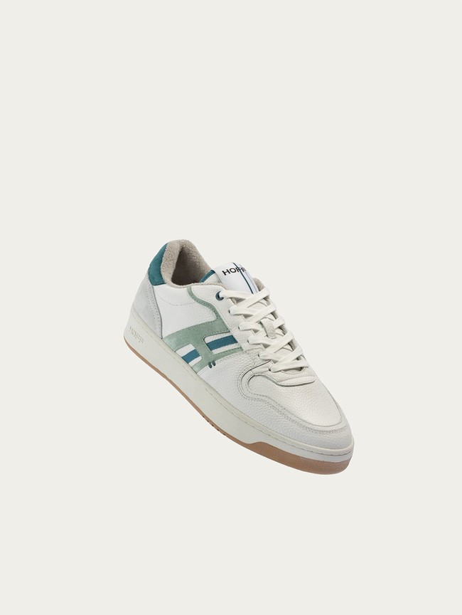 Zapatillas Hoff Long Beach Hombre Blancas Azules | LBGY-86905