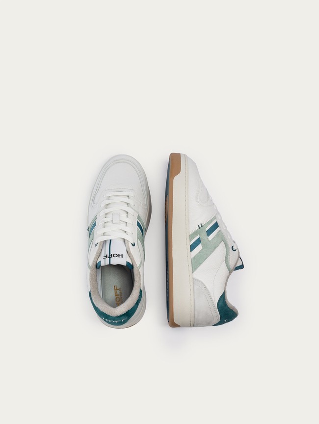Zapatillas Hoff Long Beach Hombre Blancas Azules | LBGY-86905