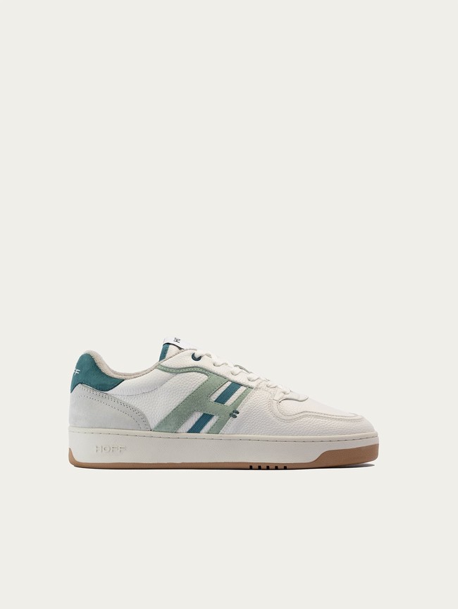 Zapatillas Hoff Long Beach Hombre Blancas Azules | LBGY-86905