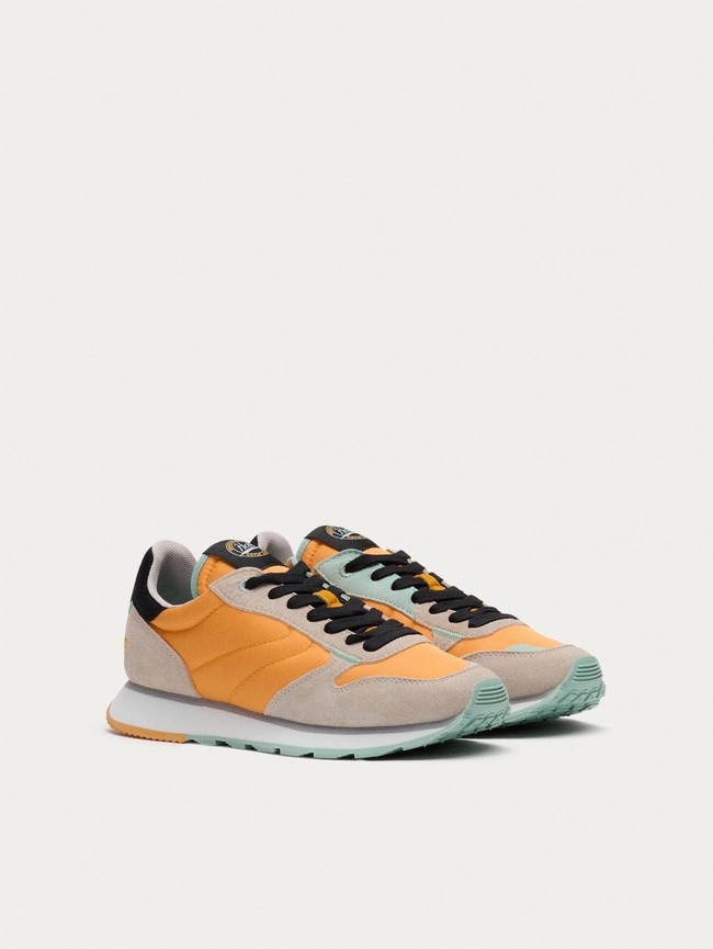 Zapatillas Hoff Miletus Mujer Gris Naranjas | PTUL-81746