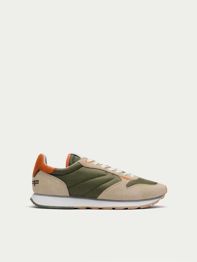 Zapatillas Hoff Rhodes Hombre Gris Verde | MBYV-52064