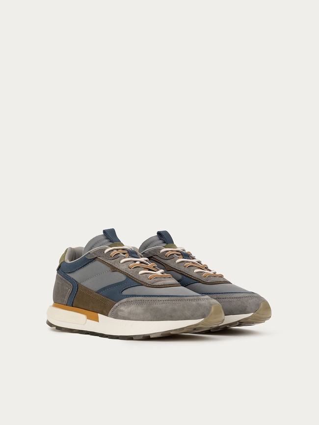 Zapatillas Hoff Simbu Hombre Gris Azules | LXDJ-37085