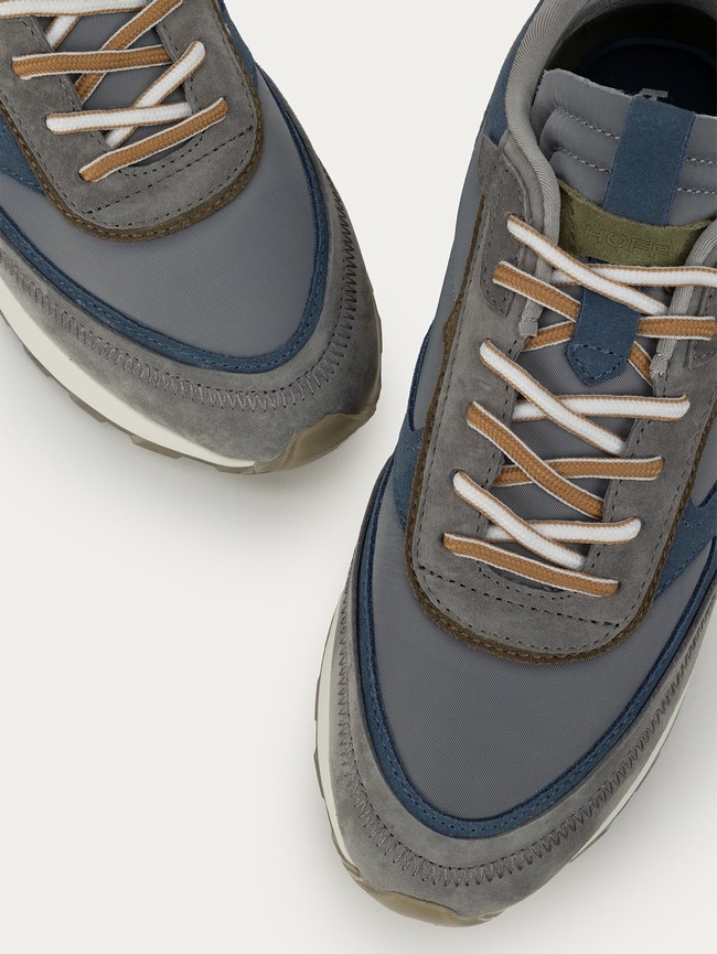 Zapatillas Hoff Simbu Hombre Gris Azules | LXDJ-37085
