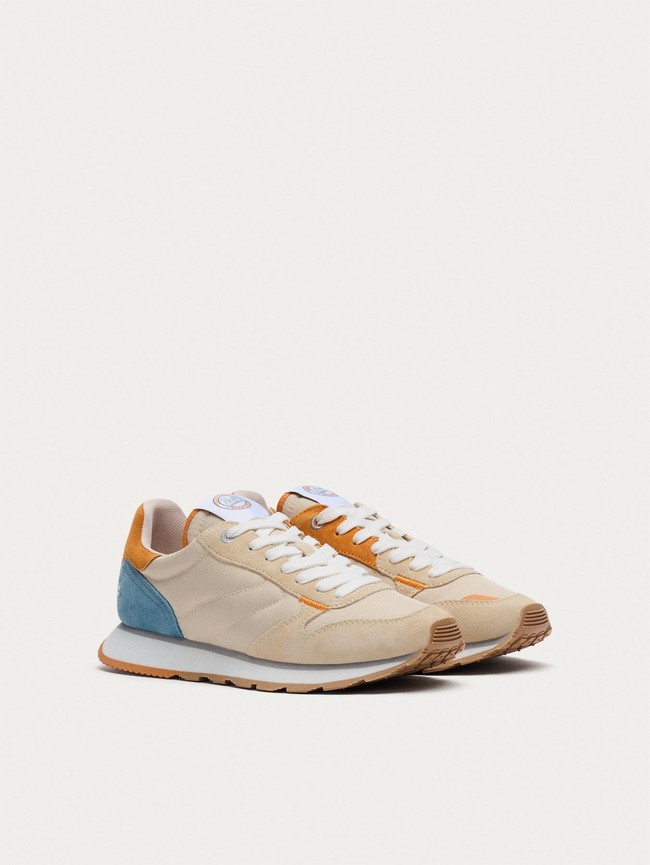 Zapatillas Hoff Sparta Mujer Gris Naranjas | DWYF-36749