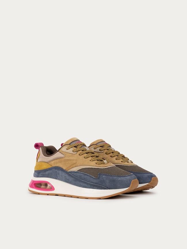 Zapatillas Hoff Toronto Bay Mujer Azul Marino Marrones | YCRG-36874