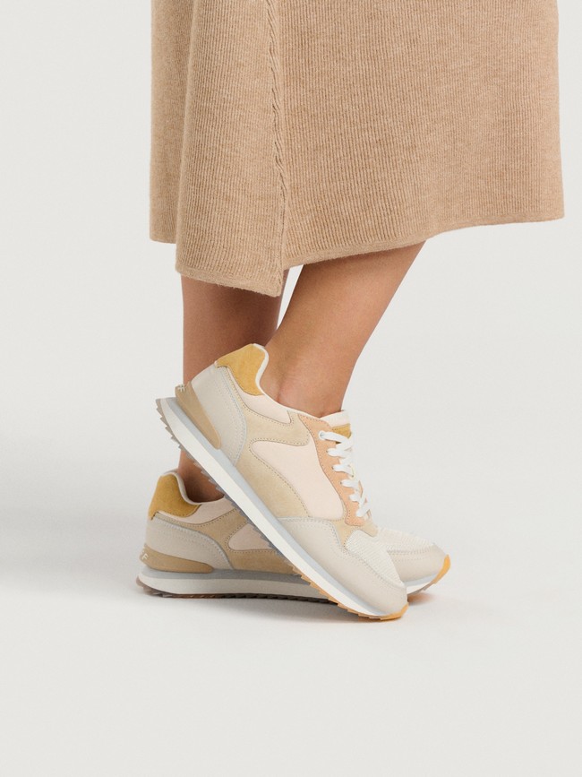 Zapatillas Hoff Toulouse Mujer Beige Blancas | QJCU-04961