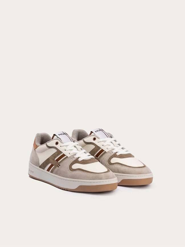 Zapatillas Hoff Trocadero Hombre Gris Blancas | IPEM-42371