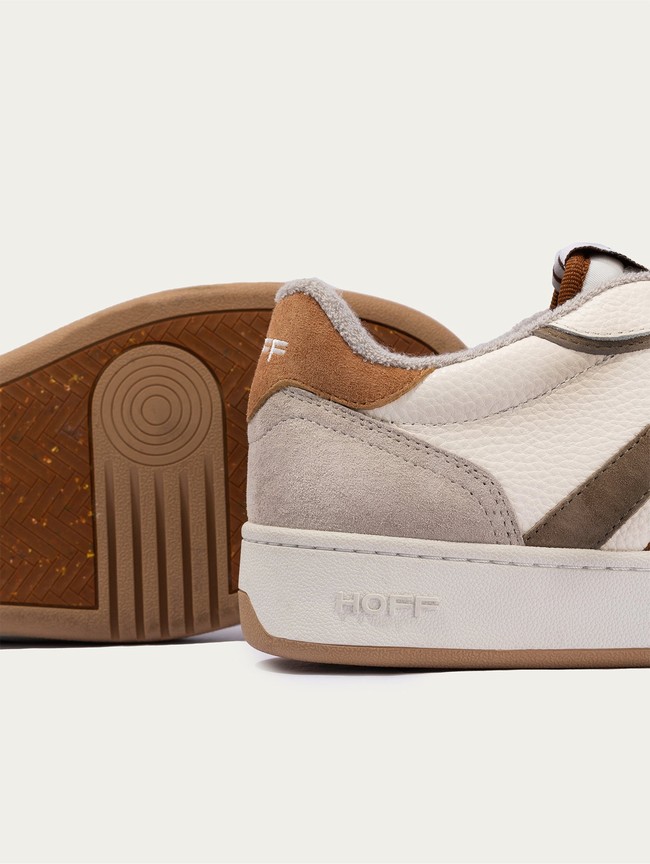 Zapatillas Hoff Trocadero Hombre Gris Blancas | IPEM-42371