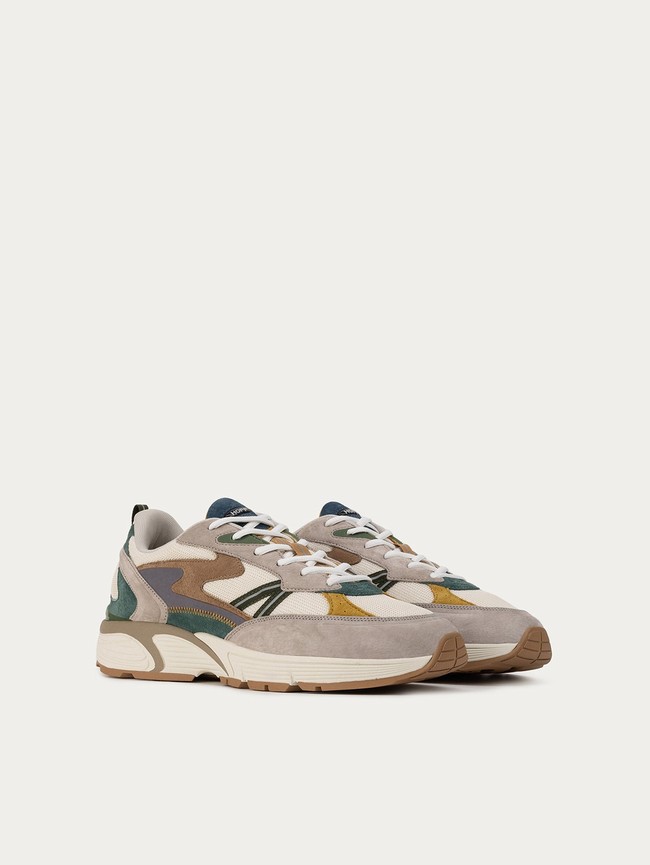 Zapatillas Hoff Vermont Hombre Gris Beige Azules Verde | YTBH-89076